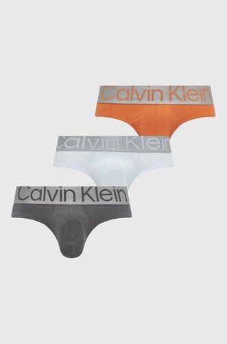 Spodní prádlo Calvin Klein Underwear (3-pack) pánské, šedá barva - GLAMI.cz