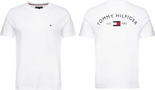 Pánské bílé triko Tommy Hilfiger - GLAMI.cz