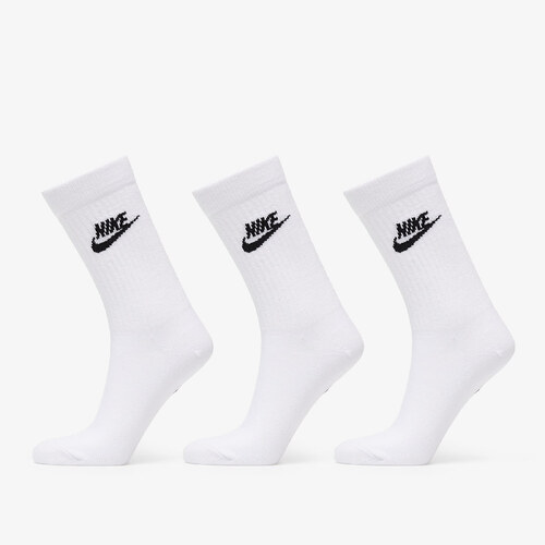 Pánské ponožky Nike Sportswear Everyday Essential Crew Socks 3-Pack Bílá -  GLAMI.cz