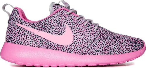Nike Roshe Run Pink Printed Trainers - GLAMI.cz