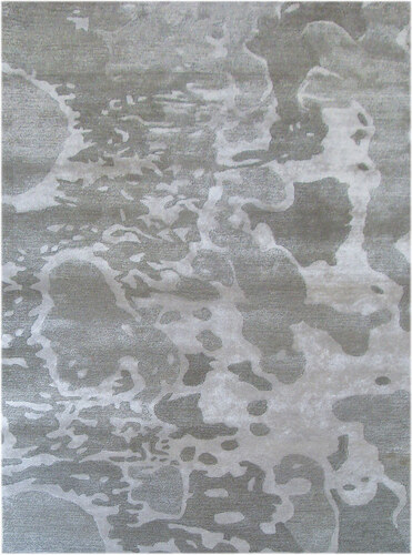 Ručně tkaný koberec Disco, 153x244 cm, stříbrný - GLAMI.cz