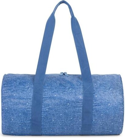 Skládací víkendová taška Herschel Packable modrá s bílými tečkami - GLAMI.cz