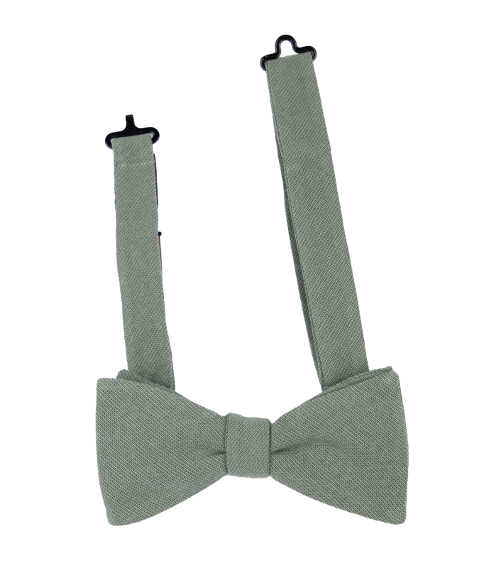 Bubibubi Zelená sada Sage green pro tátu a syna s motýlky a kšandami