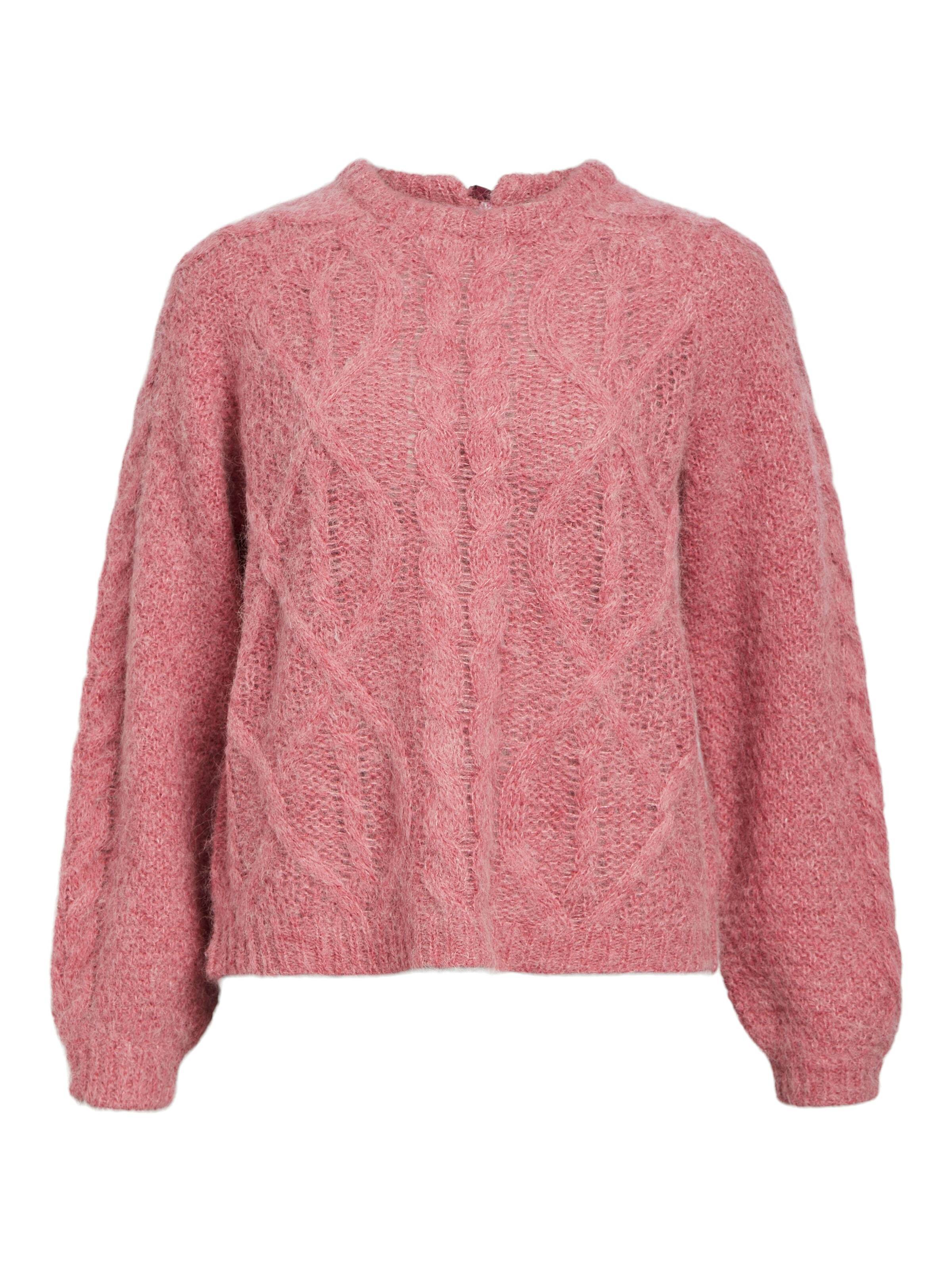 OBJECT Svetr světle růžová