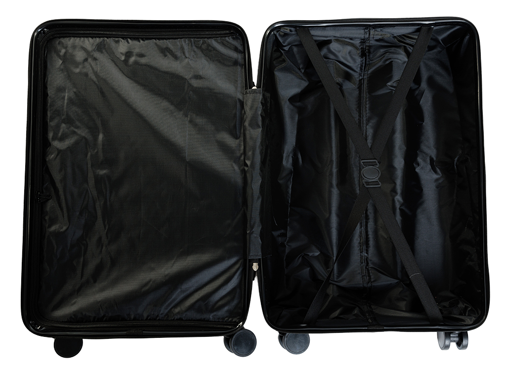 Cestovní kufr ENM - stříbrný 67 l