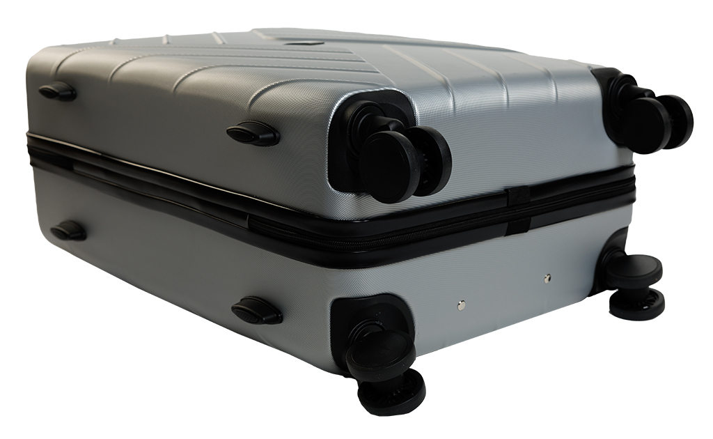 Cestovní kufr ENM - stříbrný 67 l