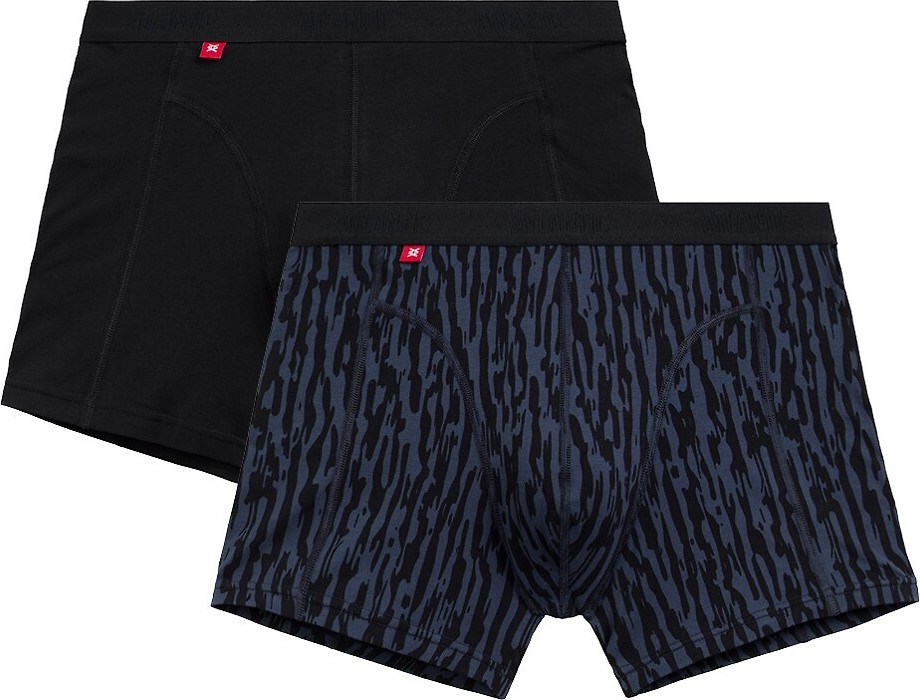 Sada 2 pánských boxerek Atlantic Černá
