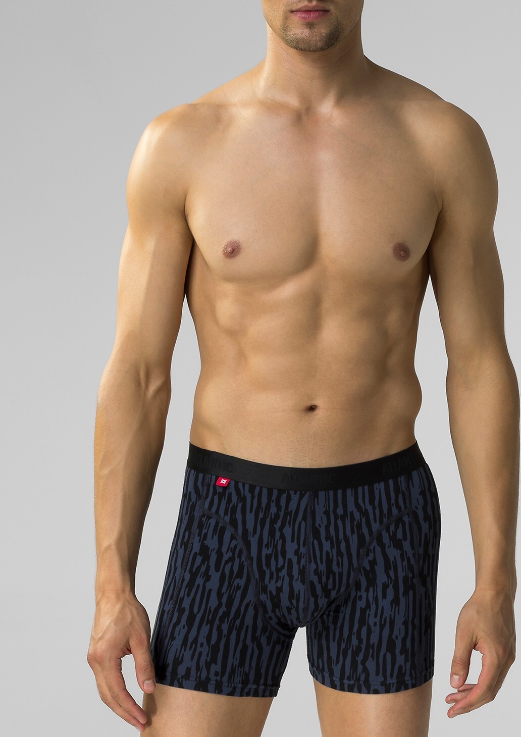 Sada 2 pánských boxerek Atlantic Černá