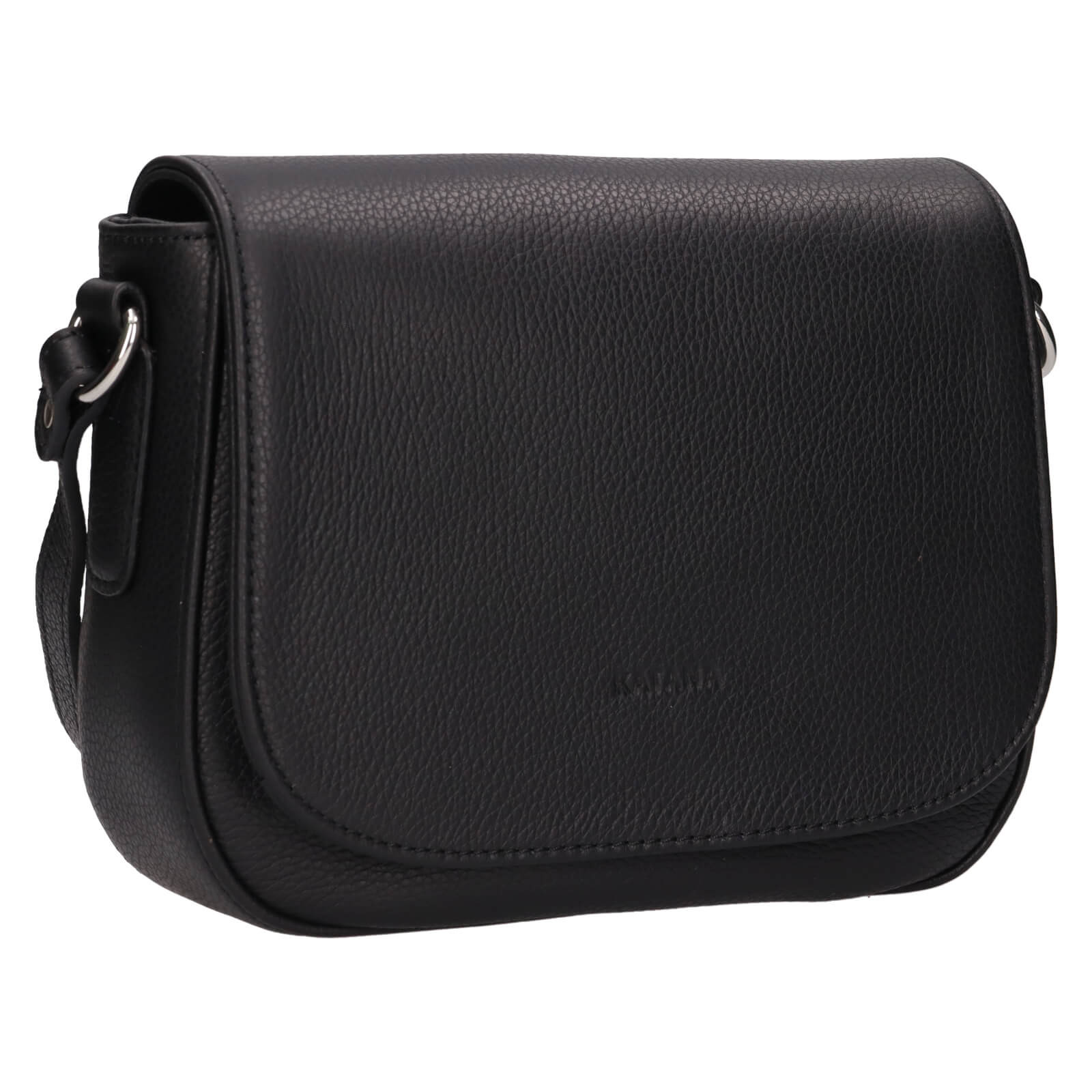 Kožená dámská crosbody kabelka Katana Alix - černá