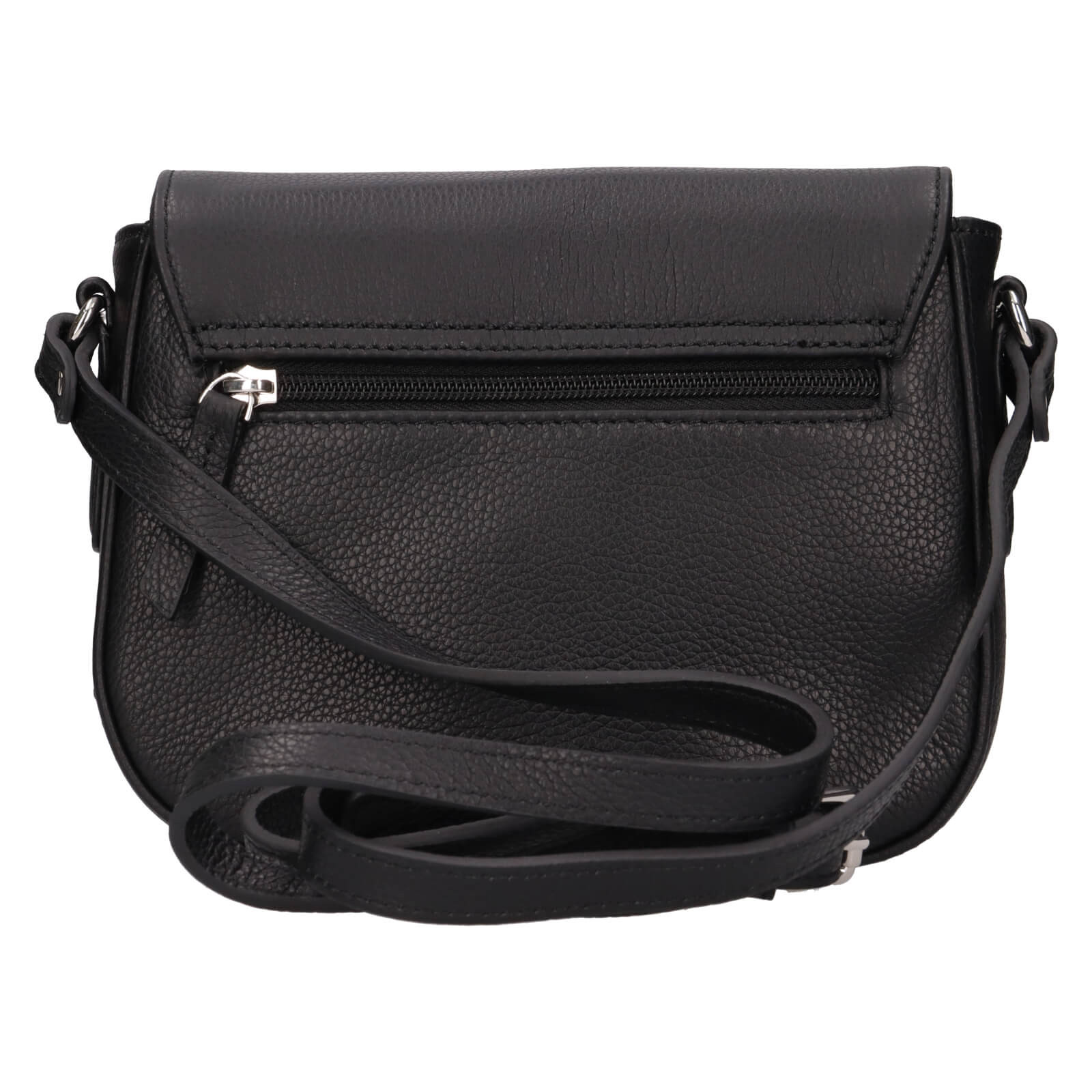 Kožená dámská crosbody kabelka Katana Alix - černá