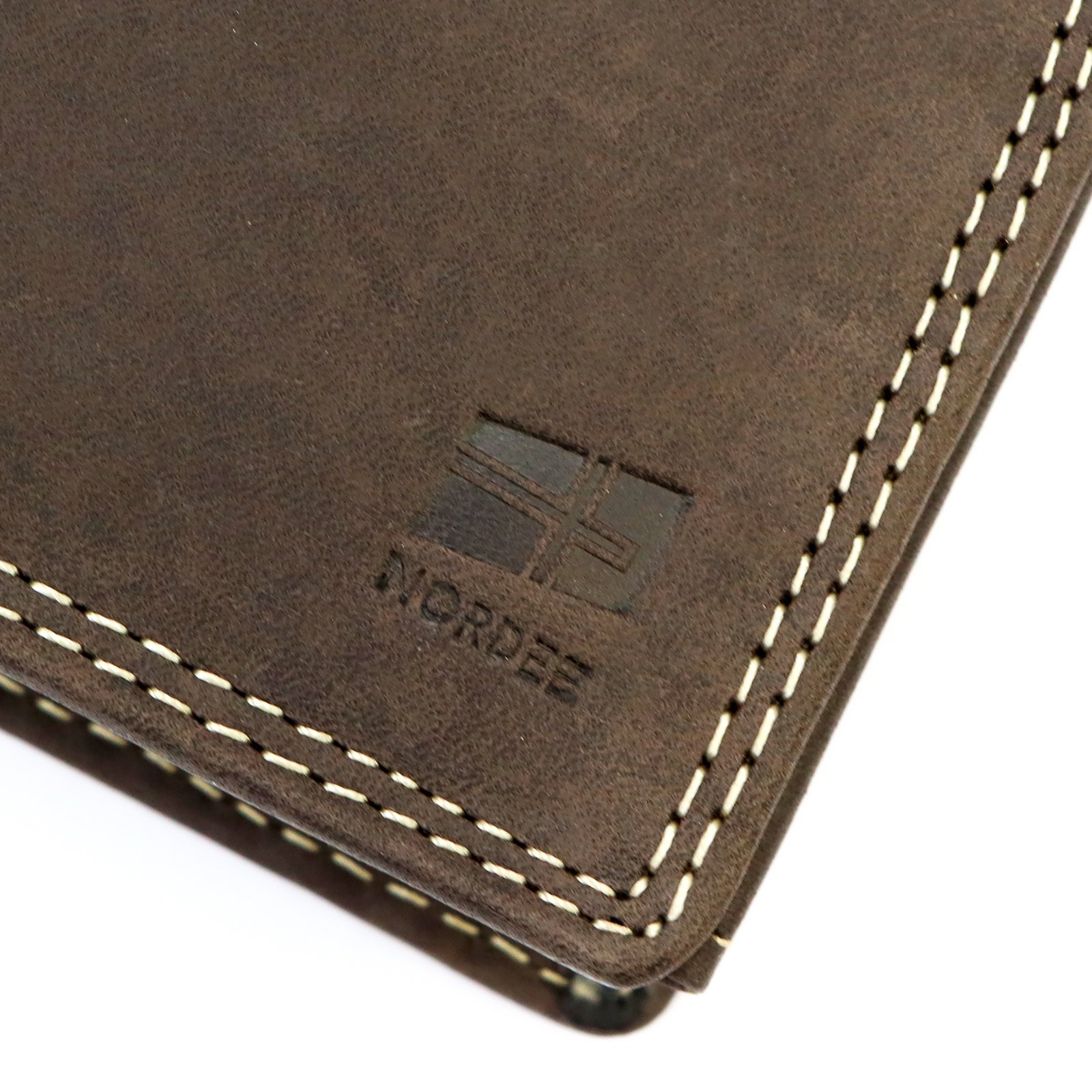 Pánská kožená peněženka Nordee BJORN N992 hnědá