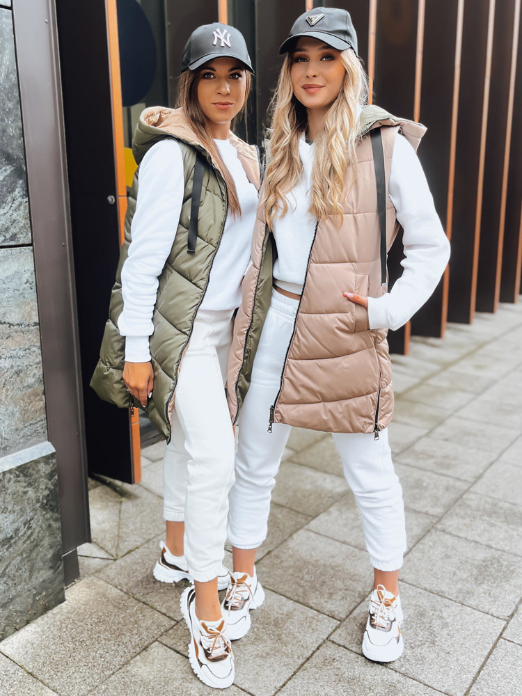 Dámská oboustranná vesta ONADE Barva zelená DSTREET TY3724