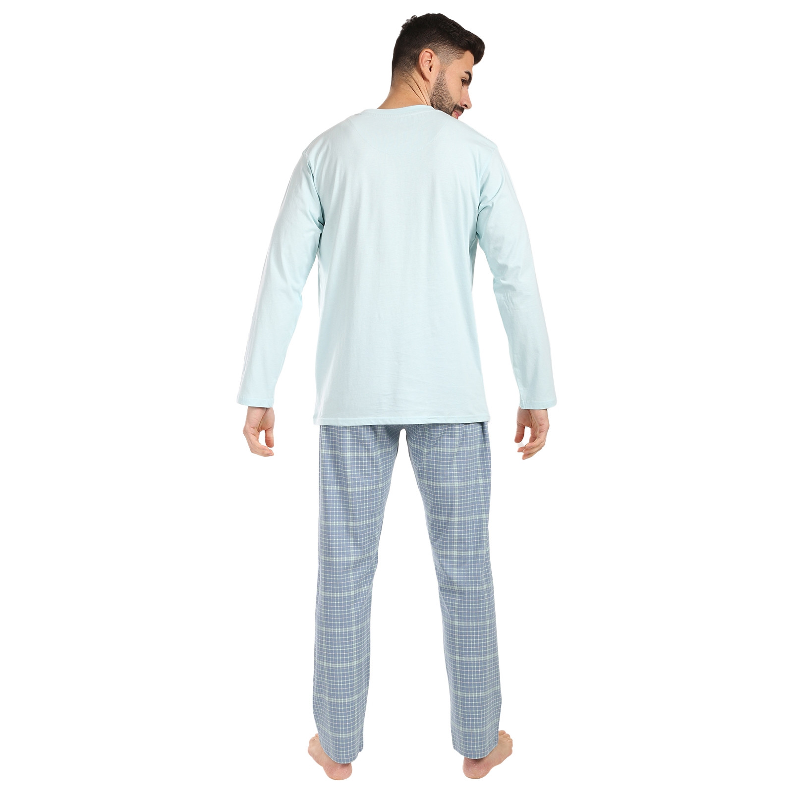 Pánské pyžamo Gino zelené (79177-LxGMGA)