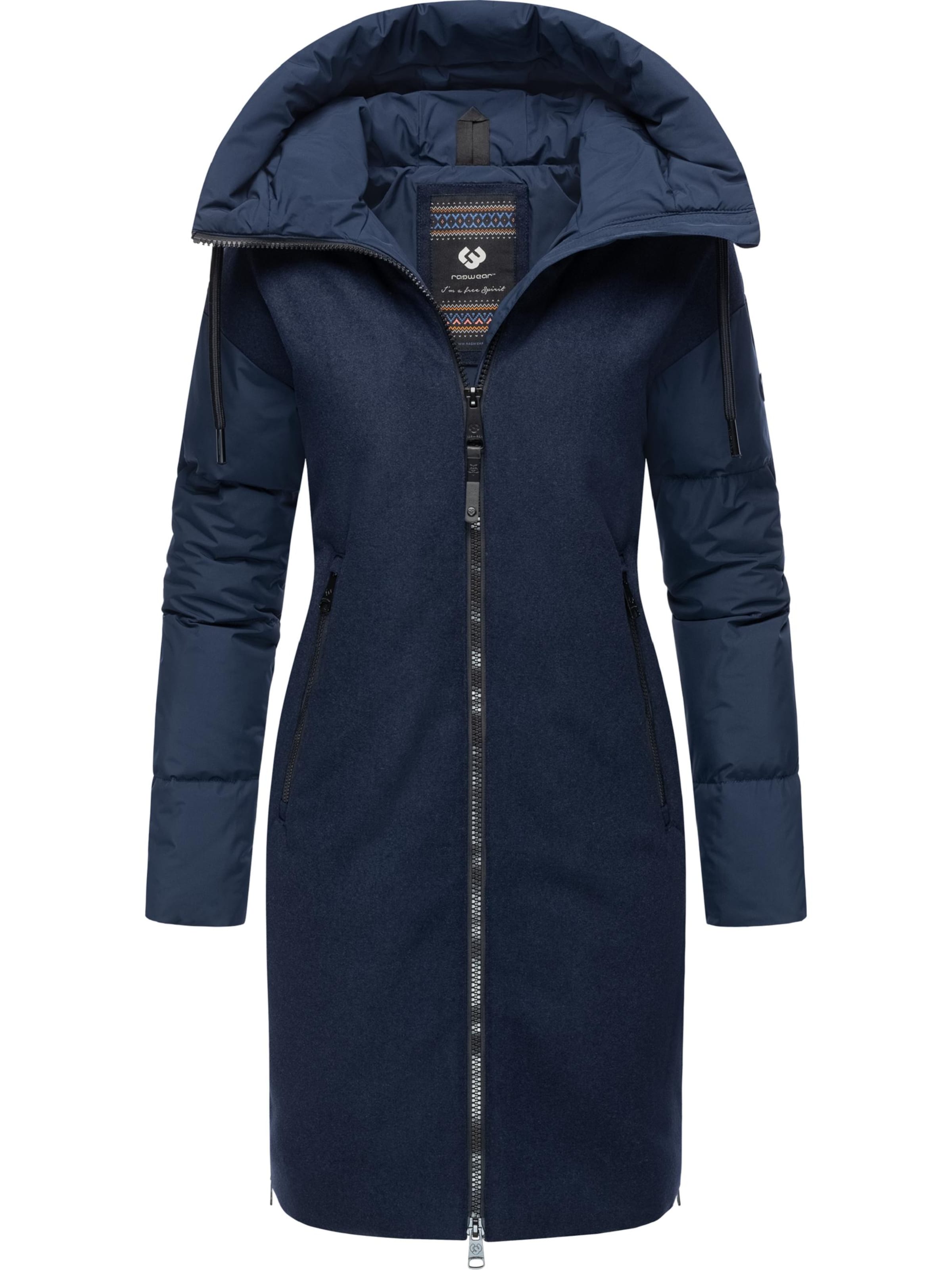 Ragwear Zimní kabát 'Jumana' námořnická modř