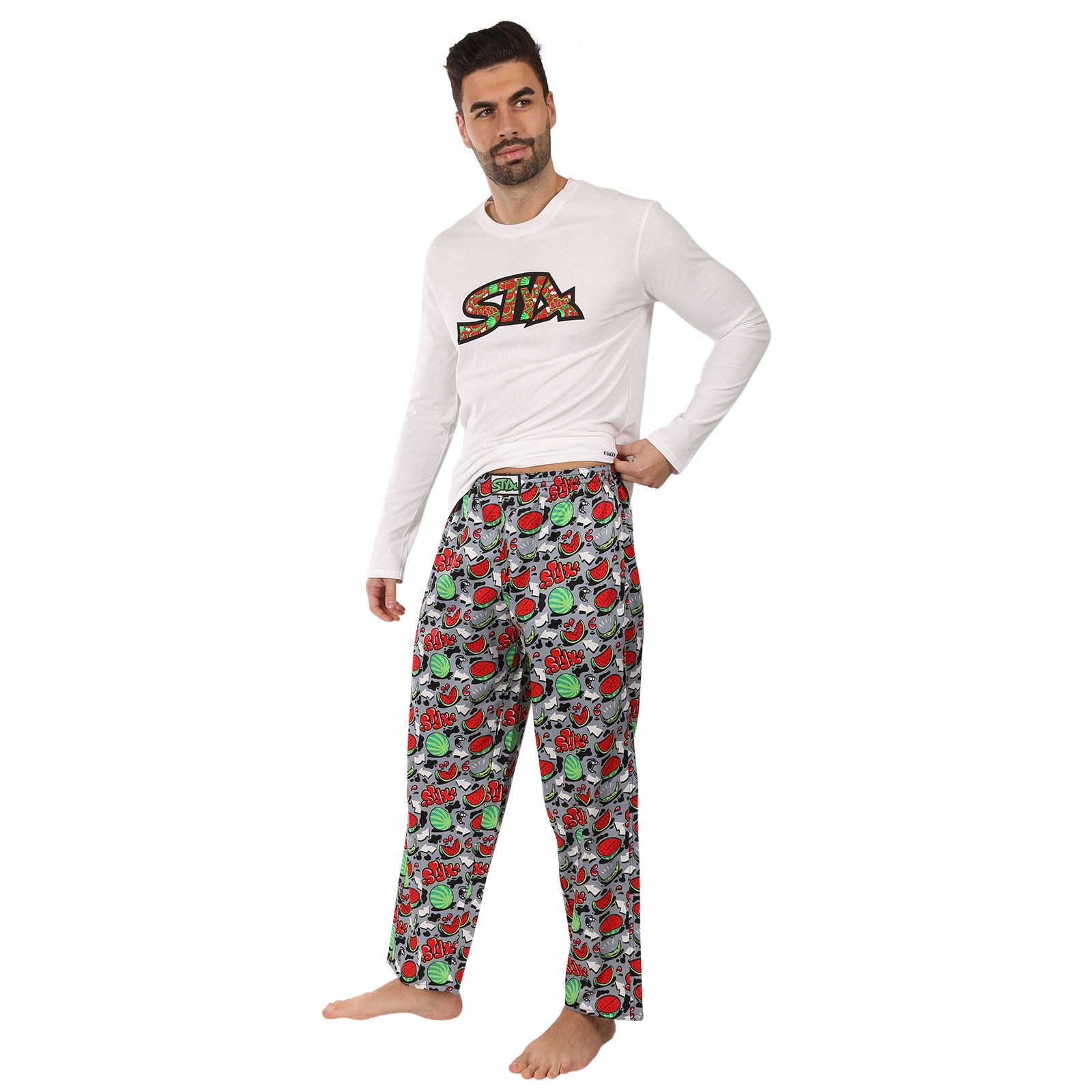 Pánské pyžamo Styx melouny (PDP1459)