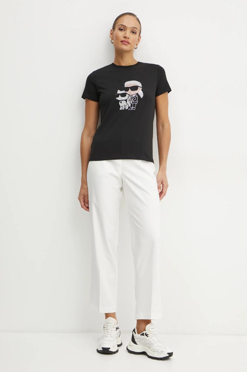 Bavlněné tričko Karl Lagerfeld IKON RS