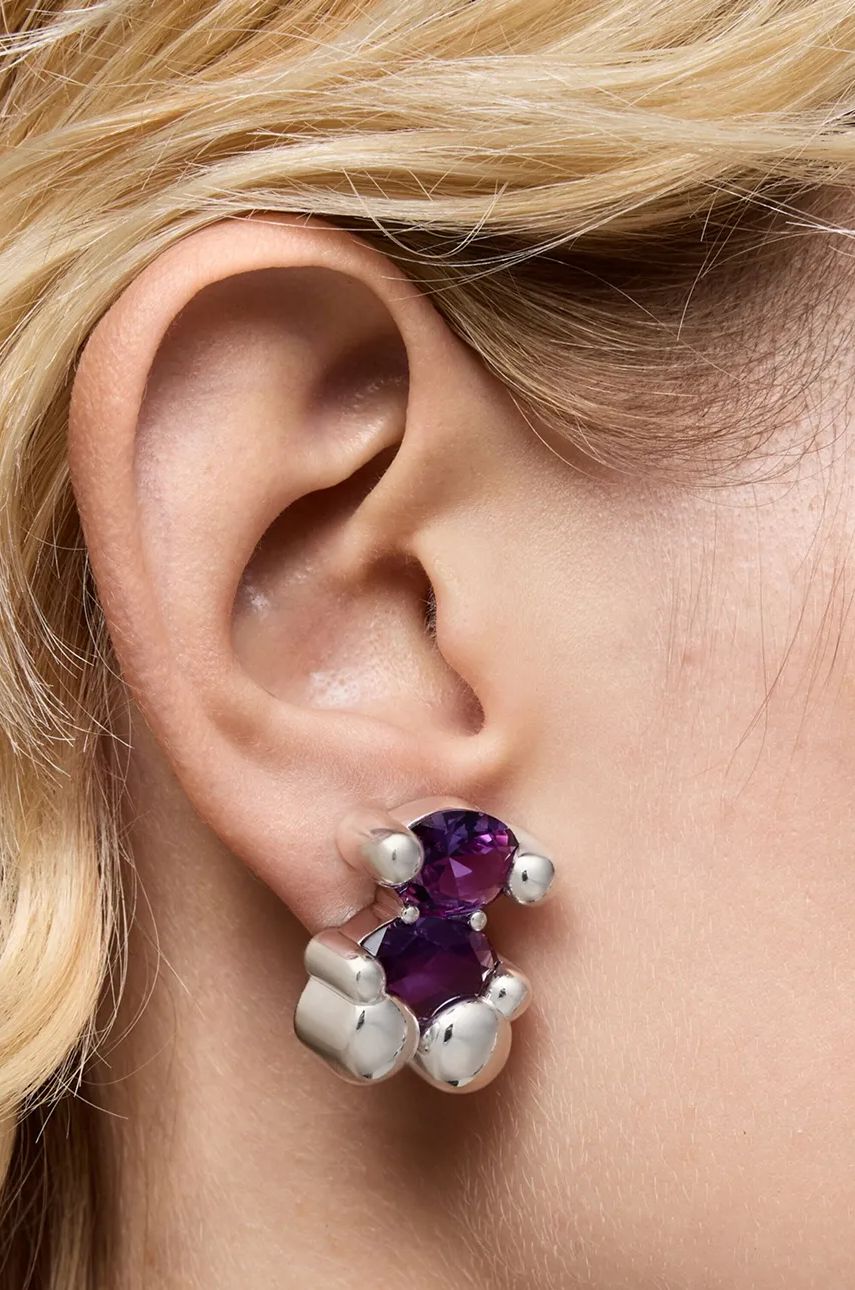 Stříbrné náušnice Tous Bold Bear Lab