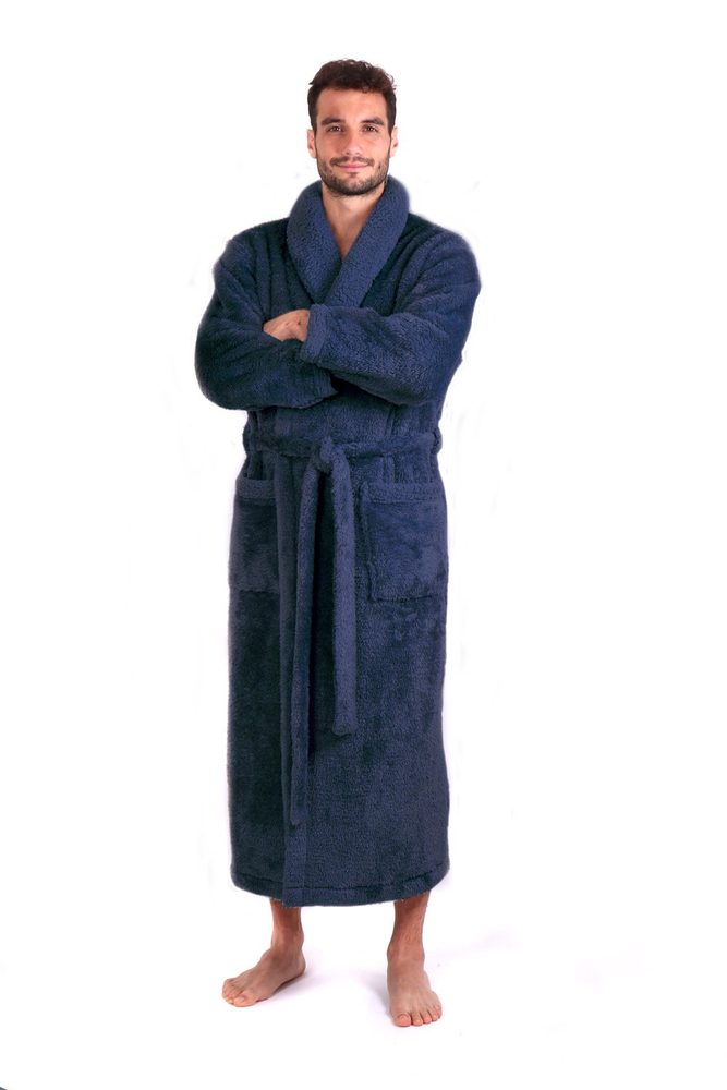 VESTIS Unisex dlouhý hřejivý župan ALTA tmavě modrá