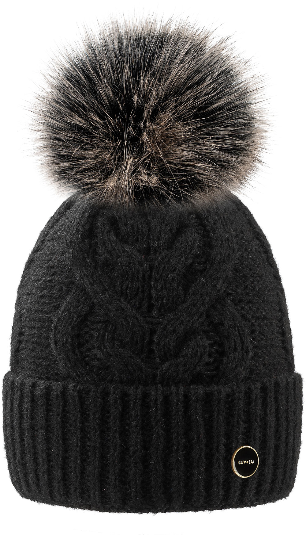 Fashionweek Dámská čepice s bambulí WOOL-ALICE