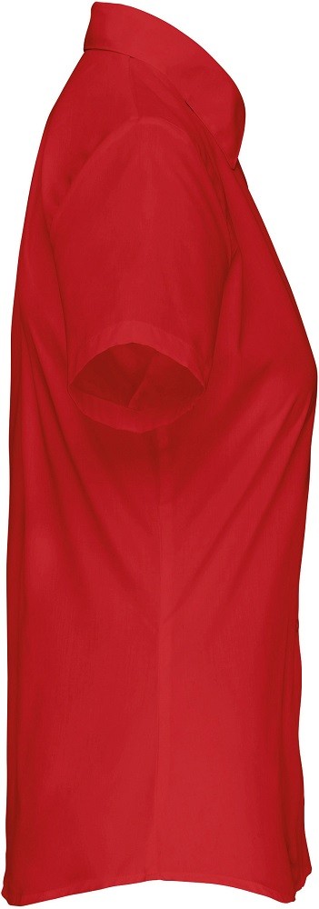 Kariban K548 červená dámská košile s krátkým rukávem XS