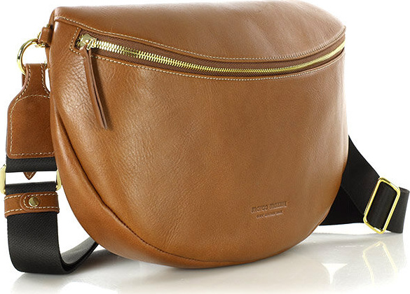 MARCO MAZZINI Hnědá dámská kožená ledvinka