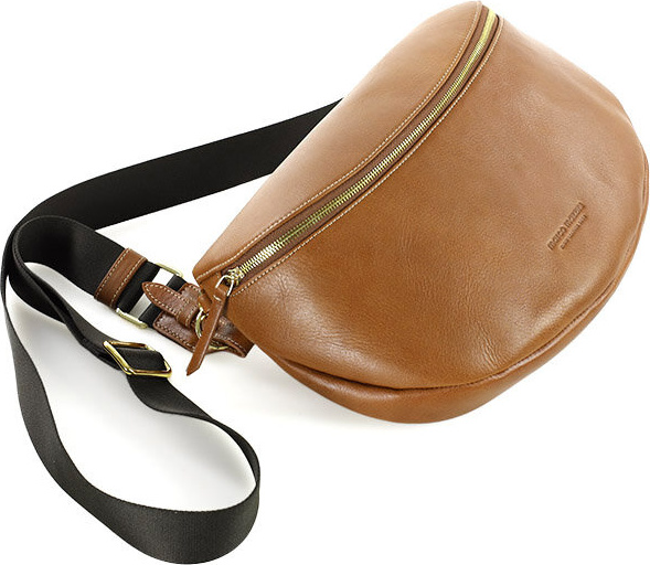 MARCO MAZZINI Hnědá dámská kožená ledvinka