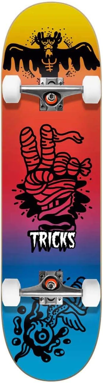 tricks Skateboard tattoo complete