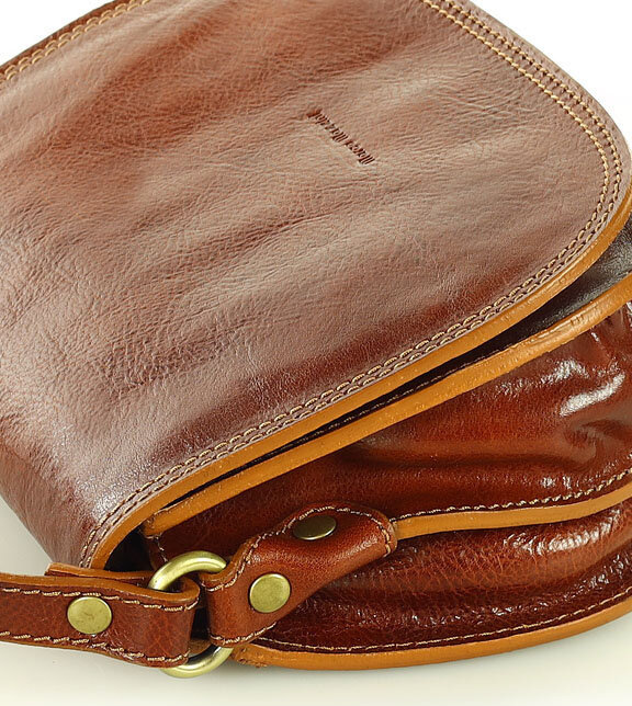 Marco MAZZINI MAZZINI Hnědá malá kabelka MARCO