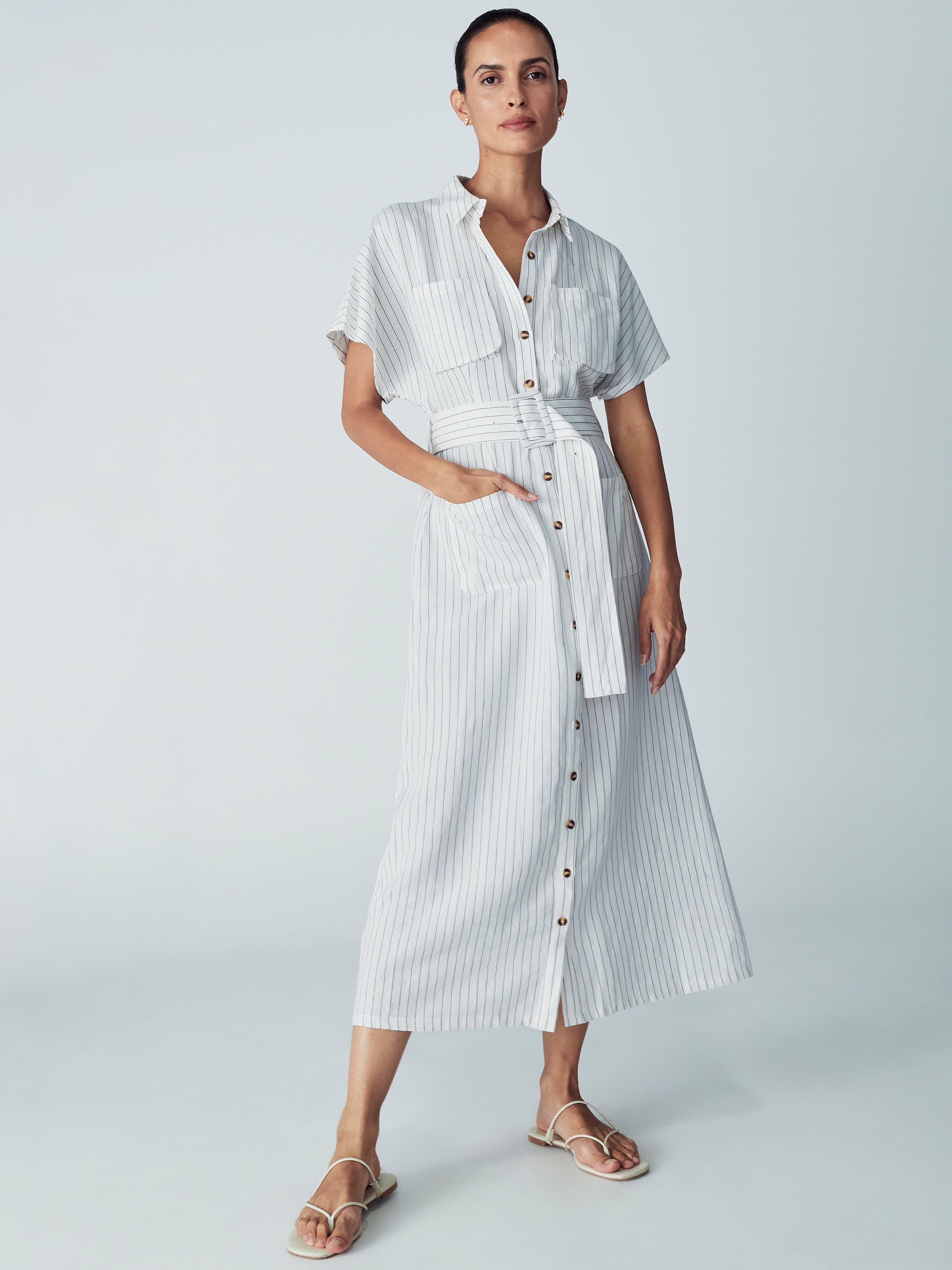 Willa Košilové šaty 'Wichita' černá / bílá