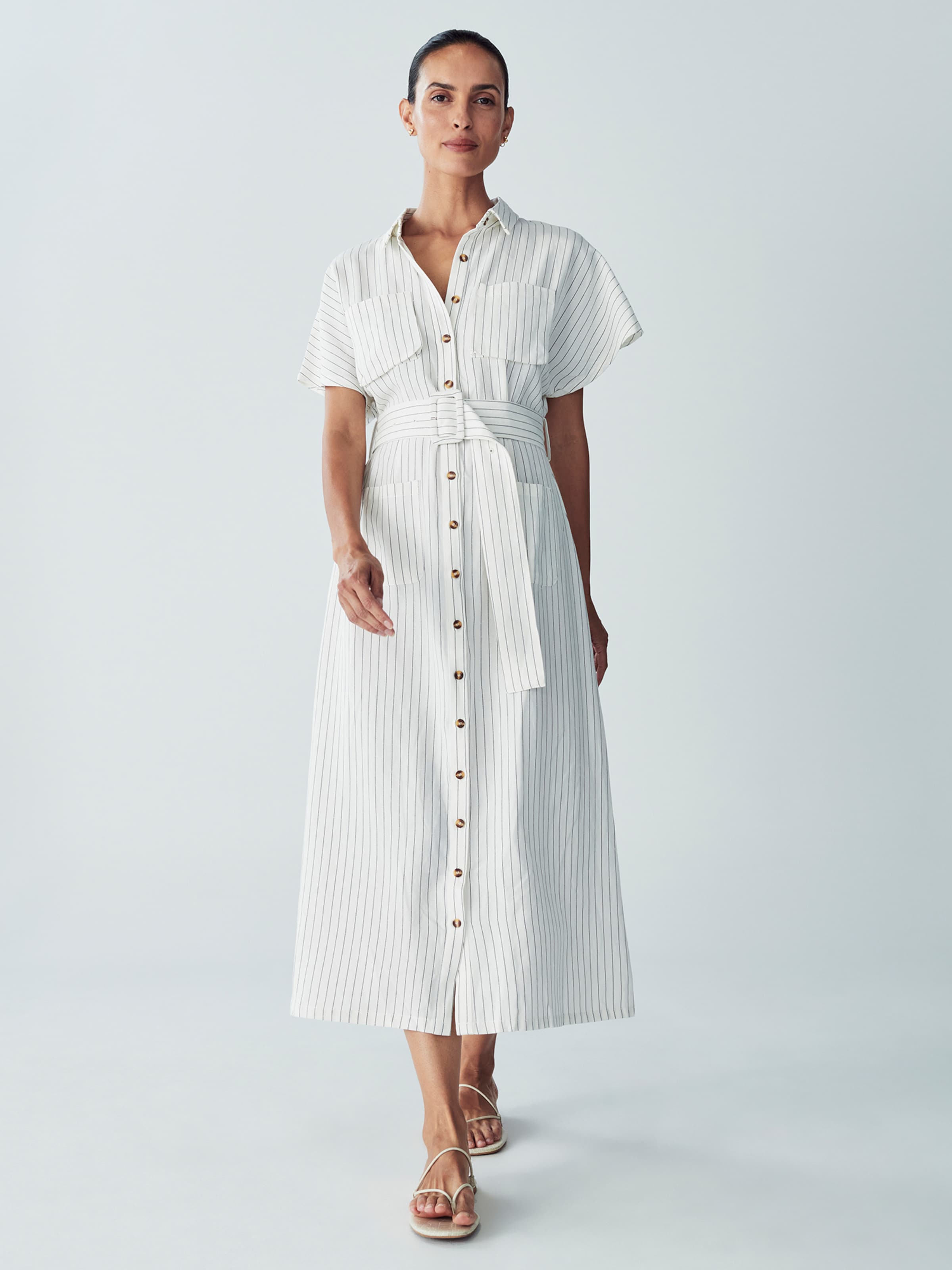 Willa Košilové šaty 'Wichita' černá / bílá