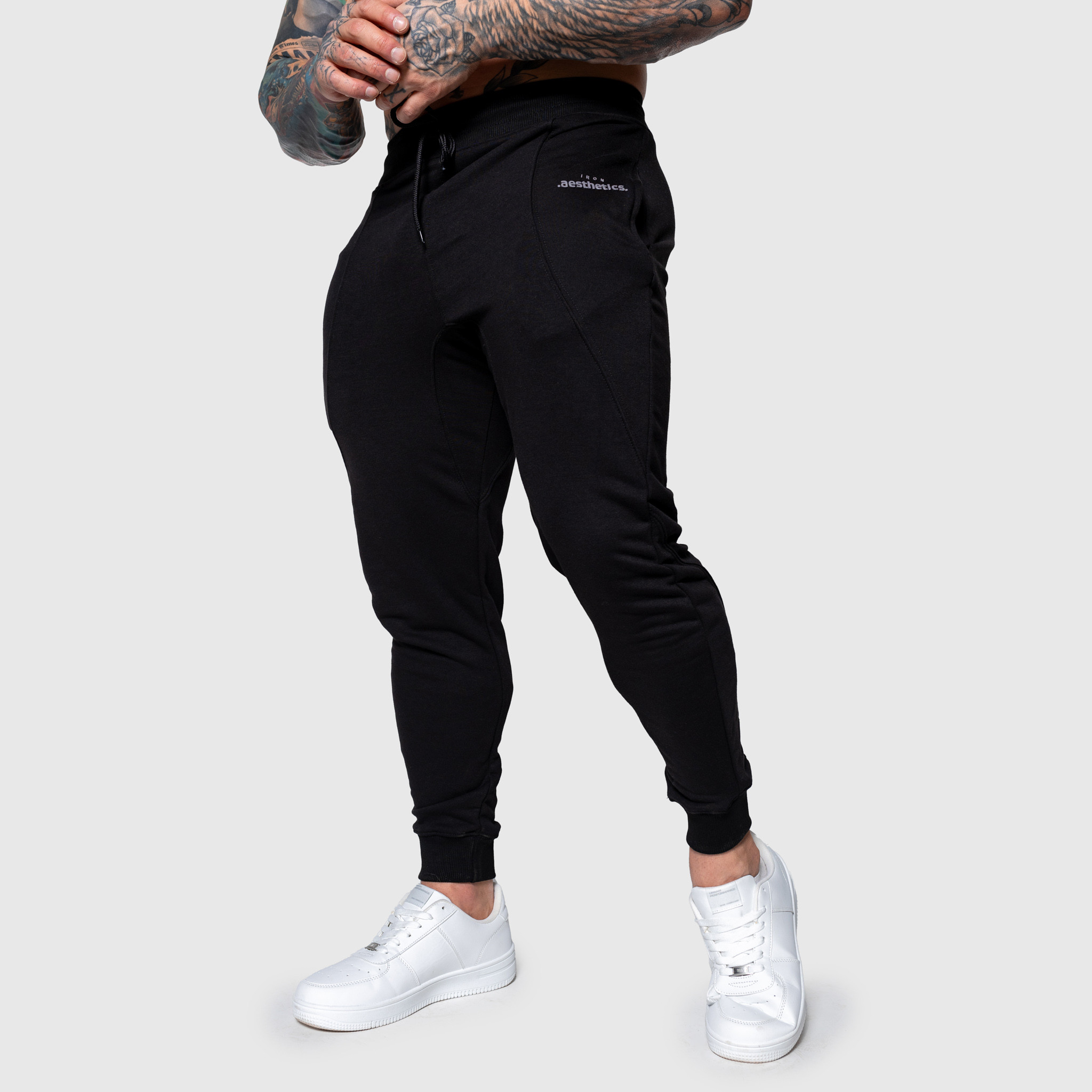 Pánské sportovní tepláky Iron Aesthetics Flexi, černé