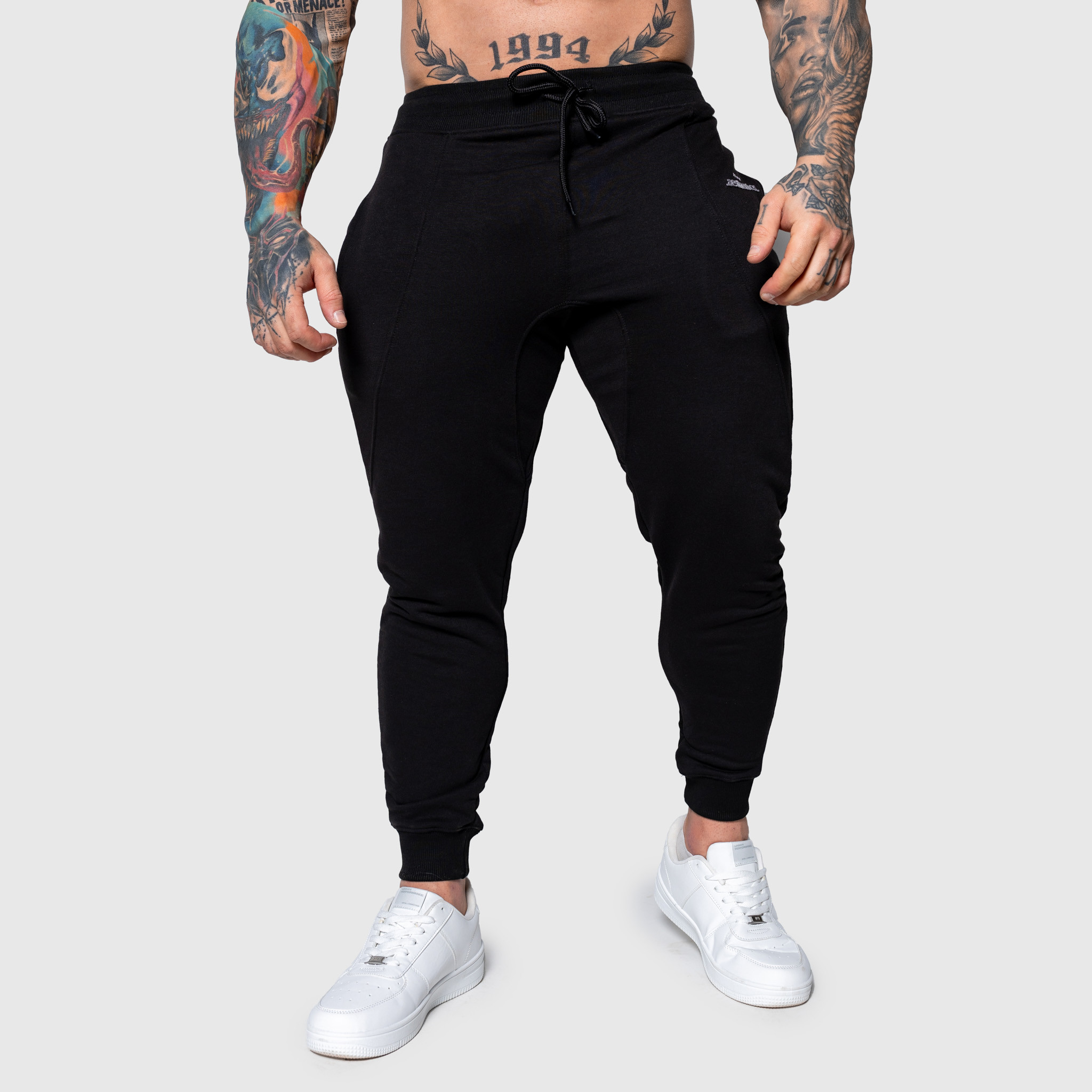 Pánské sportovní tepláky Iron Aesthetics Flexi, černé