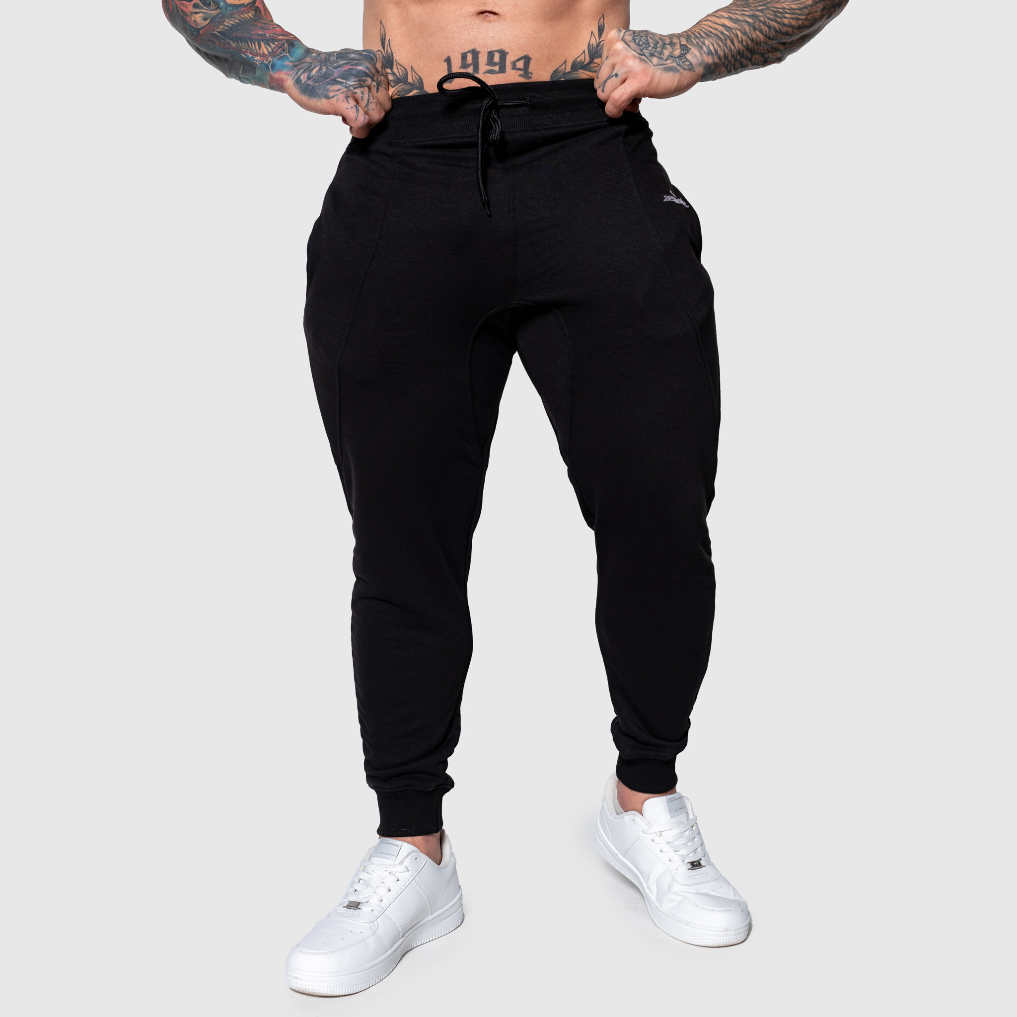 Pánské sportovní tepláky Iron Aesthetics Flexi, černé
