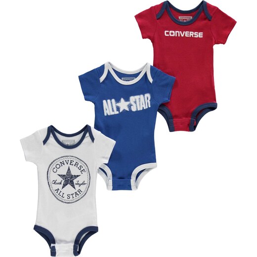 Body set Converse Romper Suits 3 Pack Baby - GLAMI.cz