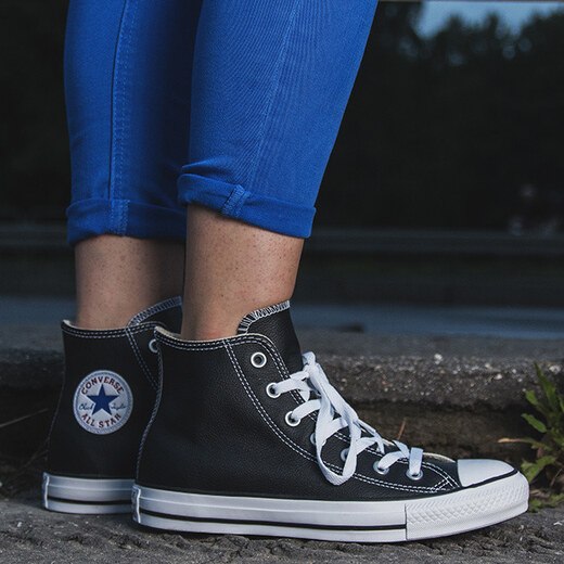 Конверсы all Star черные высокие