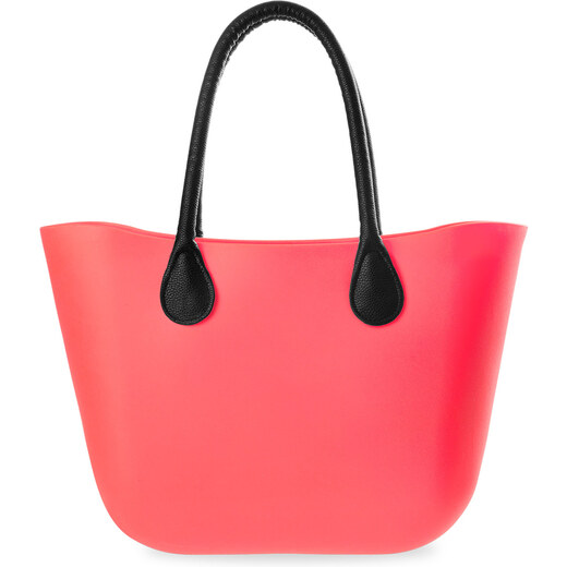 World-Style.cz Silikonová dámská kabelka gumová taška stylový shopper bag  jelly bag růžová - GLAMI.cz