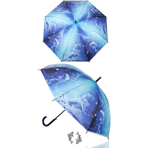 Deštník se zvěrokruhem - Znamení Ryby 702-1(12) KO0008-02 - GLAMI.cz