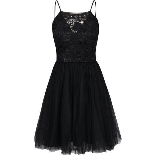 Černé šaty s tylovou sukní Chi Chi London Terrie - GLAMI.cz