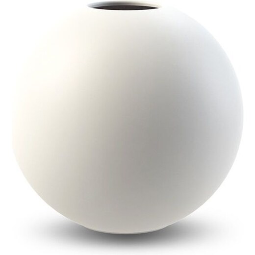 COOEE Design Kulatá váza Ball White 20 cm - GLAMI.cz