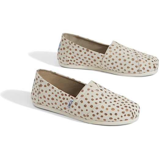 Rose gold best sale polka dot toms