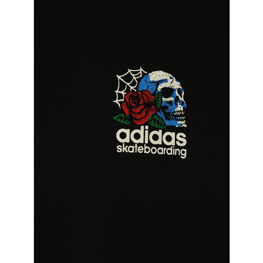 Černé pánské tričko s potiskem na zádech adidas Originals Shackles -  GLAMI.cz