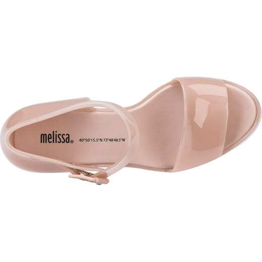Melissa pudrové boty na klínku Mar Wedge Light Pink - 38 - GLAMI.cz