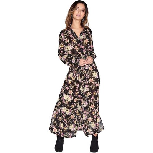 the natasha floral wrap maxi dress