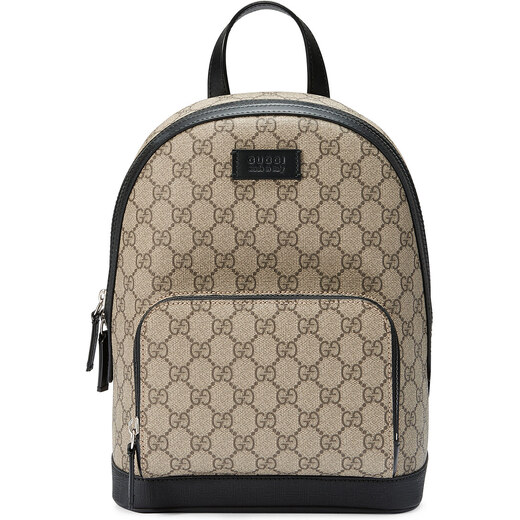Gucci GG Supreme small backpack - Brown - GLAMI.cz