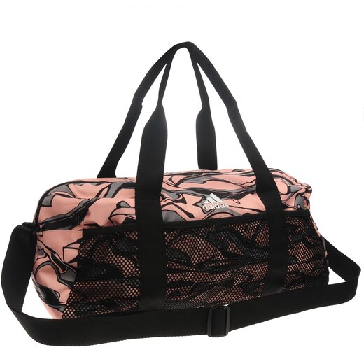 adidas training graphic duffel bag ladies