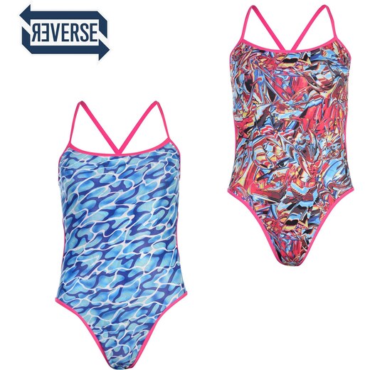 Jednodílne plavky Speedo Flip Reversible Swimsuit Ladies - GLAMI.cz