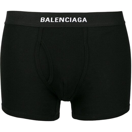 Balenciaga ribbed logo boxers set - Black - GLAMI.cz