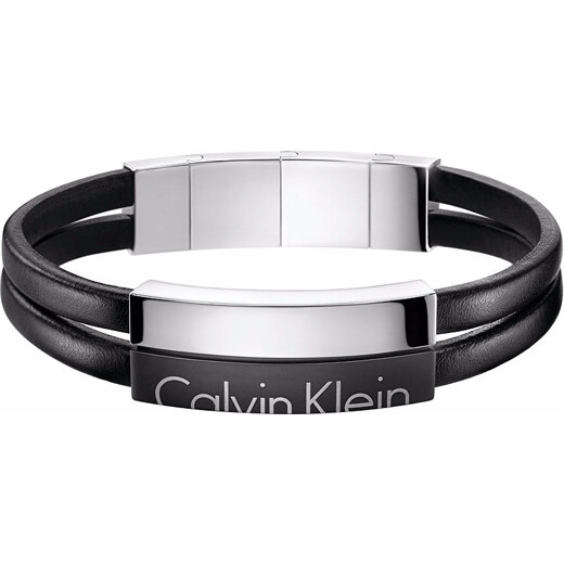 Calvin Klein Pánský kožený náramek KJ5RBB290100 - GLAMI.cz