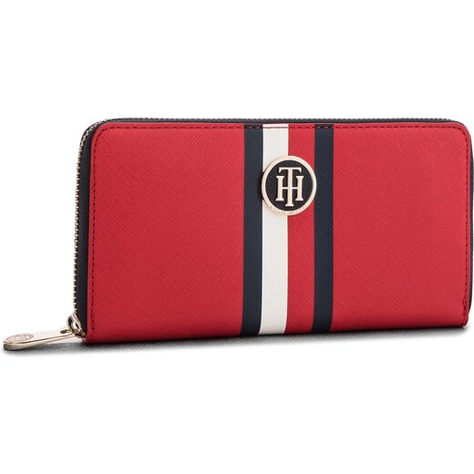 Velká dámská peněženka TOMMY HILFIGER - Honey Lrg Za Wallet