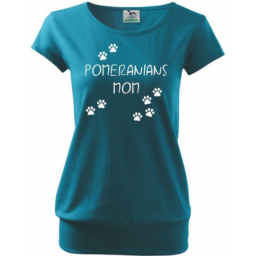 Myshirt Cz Pomerian Mom Nemecky Trpaslici Spic Reflexni Tlapky Volne Triko City Glami Cz